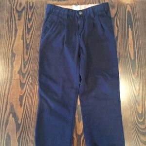 Boys J khakis navy blue size 6 regular.